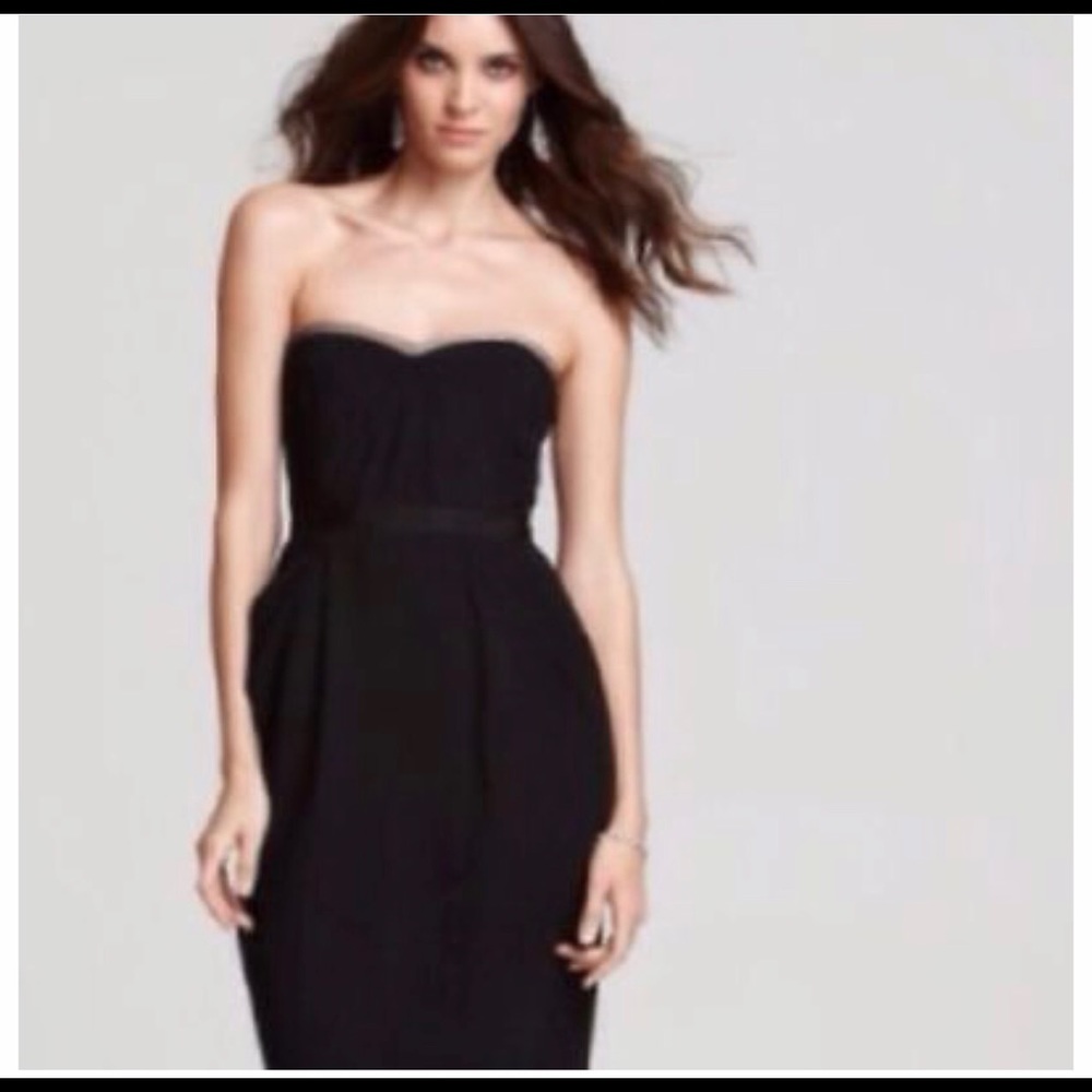 NWT BCBG max azria daphne black cocktail dress sz4